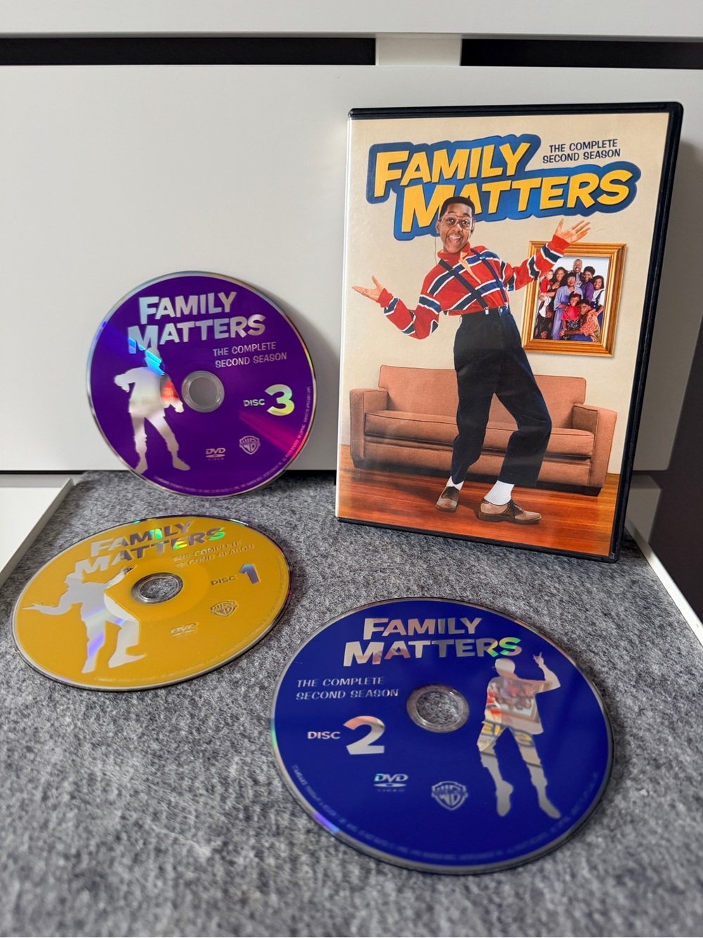 Family Matters Complete Second Season DVD 3-Disc Set Steve Urkel 2012